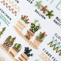 AOOKMIYA 3 Sets Embroidery Kit for Beginners, Embroidery Starter Kit Stitches Practice Kit Stamped Cross Stitch Sets with Tools