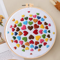 AOOKMIYA Animal Landscape Stitching Sewing Kit Included Hand Embroidery Kit For Adults Embroidery Kit Accessories & Hoop Gift