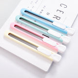 Deli 2054 Color Art Knife Small Fresh Cartoon Paper Cutter Art Knife Student Paper Cutter Wallpaper Knife