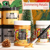 AOOKMIYA Marie's Gold Acrylic Paint,Large500ml/16.9oz Bottle,Rich Pigments,Perfect for Canvas,Paper,Craft Painting for Artists,Adults