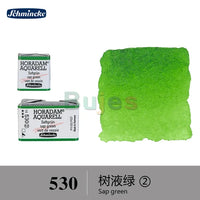 SCHMINCKE Watercolor, Master level Solid half/full pan S2, High Quality, Strong Covering Power, Art Supplies