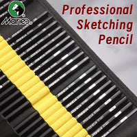 AOOKMIYA Marie's 30pcs Sketching Pencil Set,Sketch Charcoal Pencils Tools All-in-One Storage Organizer for Drawing for Artist and Adults
