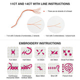 AOOKMIYA BXT046 Decoration Home Decor Homfun Craft Christmas Cross Stich Set Counted DIY Cross Stitch Kits Fridge Refridgerator Magnets