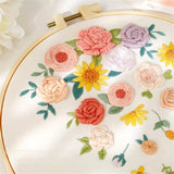 AOOKMIYA Flower Starter Kit DIY Cross For Beginner Plant Sewing Art Craft Painting Home Decor Embroidery Set Handmade Gifts