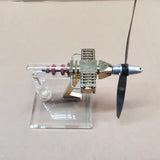 AOOKMIYA ART+ Creative Gifts Henkel power airplane Stirling engine external combustion engine technology puzzle toy model novelty creative gifts