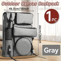 AOOKMIYA 1pc Sketch Painting Carry Backpack Black/Grey,A2/18x26in,Thickened,for Storage,Drawing Board and Easel,Outdoor for Artists,Adult