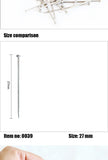 Deli 0039 Offce Pins Fixed Small Pearl Positioning Straight Metal Clothing Vertical Cutting Nail Office Manual Pins