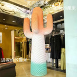 AOOKMIYA ART+ Creative Gifts Room Decor, Cactus Landing Large Sculpture Ornament, Plant Cactus Statue Crafts, Creative Coat Rack, Artworks Gifts, Customized
