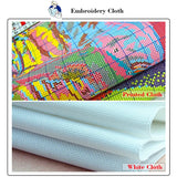 AOOKMIYA European Town Pattern Cross Stitch Kits Stamped Counted Canvas Aida 16CT 14CT 11CT DIY Embroidery Needlework Hand Decoration Set