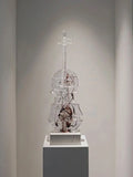 AOOKMIYA ART+ Creative Gifts Home Decor Sculptures Violin Statue Living Room Large Floor Decor Creative Art Sculptures Tabletop Ornaments Housewarming Gifts