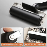 AOOKMIYA 3-pack Printmaking Brayers Brayer Rollers for Crafting,Hard Rubber,Ink Paint Brush for Wallpapers Stamping Gluing Application