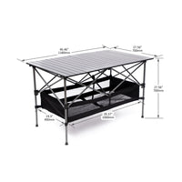 Set of 3, Folding Outdoor Table and Chairs Set for Indoor, Outdoor Camping, Picnics, Beach,Backyard, BBQ, Party, Patio