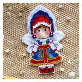 AOOKMIYA BXT046 Decoration Home Decor Homfun Craft Christmas Cross Stich Set Counted DIY Cross Stitch Kits Fridge Refridgerator Magnets