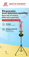 AOOKMIYA 2024 New Arrival Siboasi Intelligent Badminton Shuttlecock Practice Shooting Machine APP Control Badminton Machine For Player