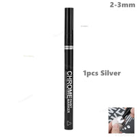 AOOKMIYA 3/2/1pcs Chrome Mirror Marker Pen 2mm DIY Reflective Paint Pens Mirror Markers Chrome SILVER Marker Car Styling Art Craftwor