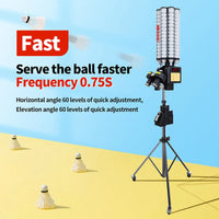 Siboasi Hot Selling OEM ODM Shuttlecock Badminton Training Machine Badminton Shooting Sport  Outdoor