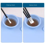 AOOKMIYA Silicone painting pad, graffiti pad, oil painting pad, easy to wipe and washable painting pad, color palette.