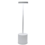 Simple LED Rechargeable Touch Metal Table Lamp Three Colors Bedside Creative Ambient Light Bar Outdoor Decoration Night Light