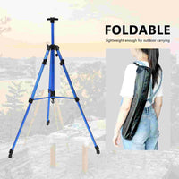 AOOKMIYA Sketch Board Holder Tripod Painting Stand Show Rack Aluminum Alloy Easel Drawing Shelf Adjustable Display