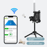 AOOKMIYA Skyegle Mini Remote Control Intelligent Badminton Stringing Machine Shuttlecock Launcher With Moving Wheels