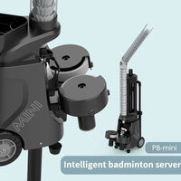 AOOKMIYA Skyegle Mini Remote Control Intelligent Badminton Stringing Machine Shuttlecock Launcher With Moving Wheels