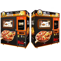 Smart Touch Screen Street Pizza Vending Machine Fast Food Self-Service Full Automatic Pizza Vending Machine