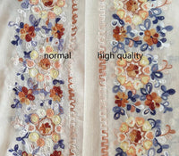 Soft Cotton Hijab Scarf Embroidery Floral Shawls For Women Muslim Solid Pashmina Autumn Wraps Headband 2023 New Design 180*90cm