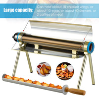 Solar Oven BBQ Grill Portable Stove Cookware, Camping Cookware, Survival Gear for Outdoor Camping and Traveling Picnics