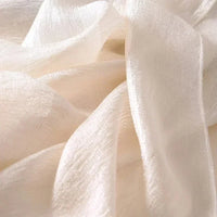 Spring New Linen Long Sunscreen Summer Beach Scarf Shawl Cotton Linen Solid Color Pearl Light Gift Silk Women Wraps Accessories