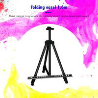 AOOKMIYA Stand Sketch Aluminum Easel Alloy Sketch For Artist Art Supplies Metal Foldable Easel Travel Adjustable Drawing Easel Portable