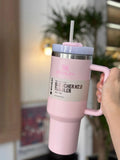 Stanley Quencher 2.0  Stainless Steel Vacuum Insulated Tumbler with Lid and Straw 40oz Thermal Travel Mug Coffee Hot Cup