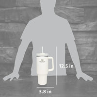 Stanley Quencher 2.0  Stainless Steel Vacuum Insulated Tumbler with Lid and Straw 40oz Thermal Travel Mug Coffee Hot Cup