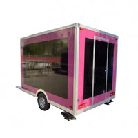 Street Food Cart Trailer with Fried Ice Cream Machine