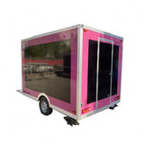 Street Food Cart Trailer with Fried Ice Cream Machine