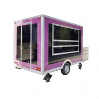 Street Food Cart Trailer with Fried Ice Cream Machine