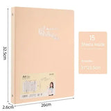 Student Piano Music Binder, Folha A4, Pasta de Documento, Inserção Transparente, Pasta de Partituras, 3 Ring Binder