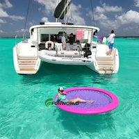 AOOKMIYA Summer Inflatable Air Bed Sunchill Inflatable Hammock Water Inflatable Floating Pontoon Dock Floating For Sea Pool Lake