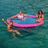 AOOKMIYA Summer Inflatable Air Bed Sunchill Inflatable Hammock Water Inflatable Floating Pontoon Dock Floating For Sea Pool Lake