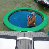 AOOKMIYA Summer Inflatable Air Bed Sunchill Inflatable Hammock Water Inflatable Floating Pontoon Dock Floating For Sea Pool Lake