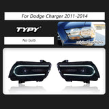 TYPY Car Light For Dodge Charger Headlight 2011-2014 LED Projetor head Lamp Daytime Running Light Automotive Accessories