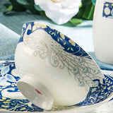 AOOKMIYA Tableware set wholesale 58 peacock tableware Jingdezhen Ceramic tableware set Chinese plate bone china bowl