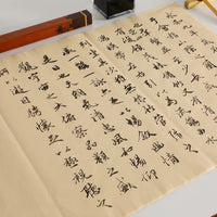 Thicken Handmade Bamboo Pulp Half Ripe Rice Paper Chinese Calligraphy Xuan Paper Beginner Adult Painting Copy Super Thin Papier