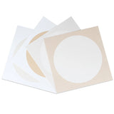 Thickened Soft Card Xuan Paper Lens Card Chinese Painting Calligraphy Blank Soft Card Round Lens Fan Papier Write Brush Paper