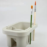 AOOKMIYA AOOKMIYA  Three-piece Multi-function Pen Wash Bucket with Palette Paint Box Gouache Watercolor Acrylic Pen Wash Container Color Box