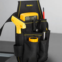 Tool Bag for Electrician Tools Pocket Pouch Small Tool Waist Bag with Belt Screwdriver Cordless Drill Holder Tool Organizer Bag