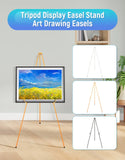 AOOKMIYA Tripod Display Easel Stand Art Drawing Easels Painting Art Easel Holder for Photo Frame Art Boards Wood Board Canvas Posters