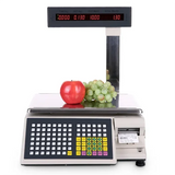 Veidt Weighing TM-Ab Digital Price Computing Scale 30 kg Fruit Vegetable Platform Label Cash Register Scale with Printer
