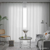 Vertical Blind Tulle Curtains For Living Room Window Curtain Tulle Light-Transparent Window Curtains For Living Room Bedroom