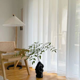 Vertical Blind Tulle Curtains For Living Room Window Curtain Tulle Light-Transparent Window Curtains For Living Room Bedroom