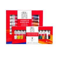 WINSOR&NEWTON 12/18/24 Colors Professional Oil Paint Pigment Set 12ml Tube For Artist Oil Painting Drawing Supplies High Quality